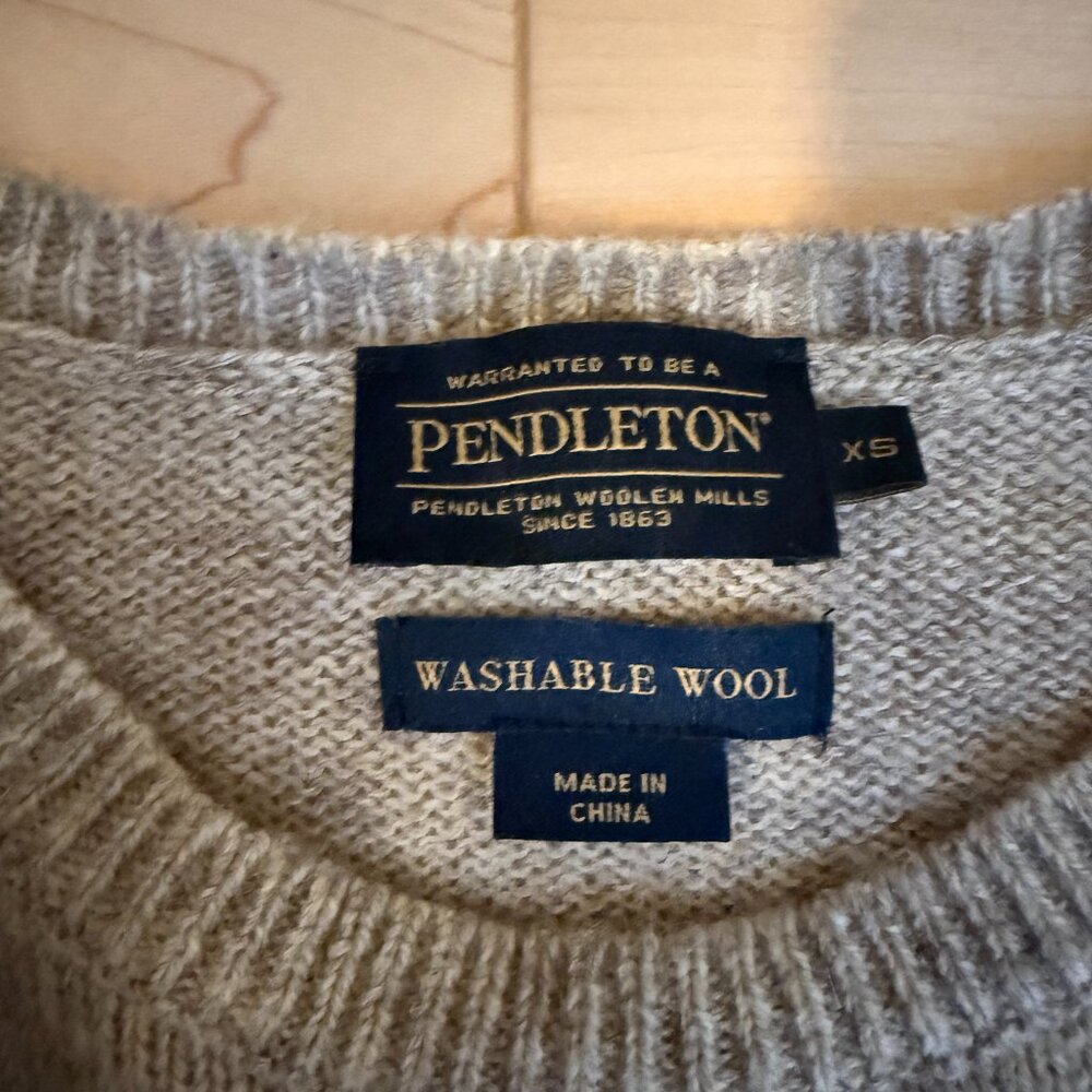 Pendleton Women's Shetland Collection Crewneck, size xs